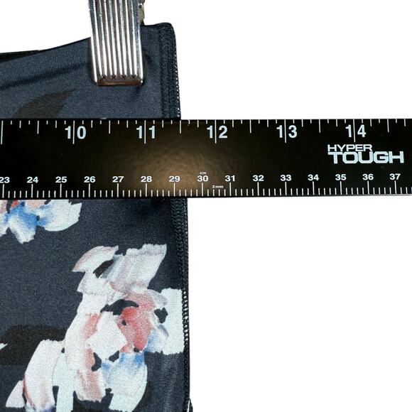 Beyond Yoga High Waist Floral Print Leggings Navy Blue Yoga Athleisure | XS - Picture 7 of 9